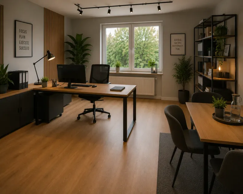Laminatboden im Büro & Gewerbe