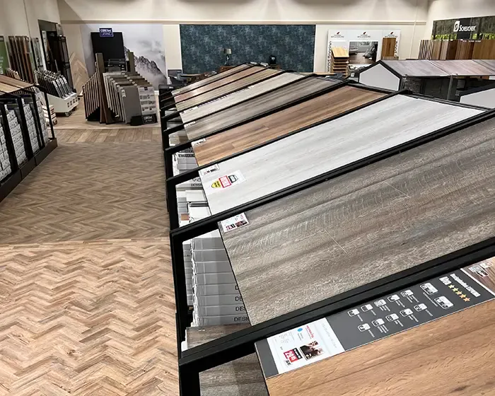 Große Laminat-Ausstellung im Heineking Fachmarkt in Landesbergen