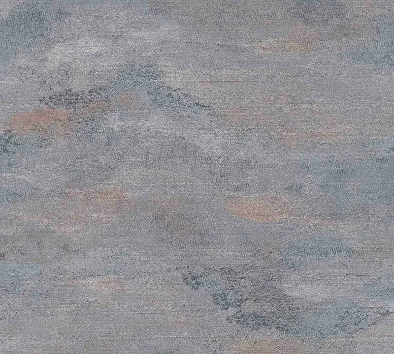 Vliestapete 786562 Hot Spots Wellen Grau Metallic – Produktansicht
