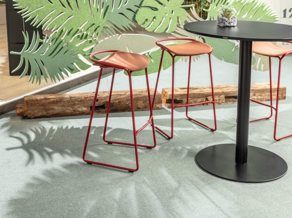Teppichfliesen im Heineking Showroom Landesbergen